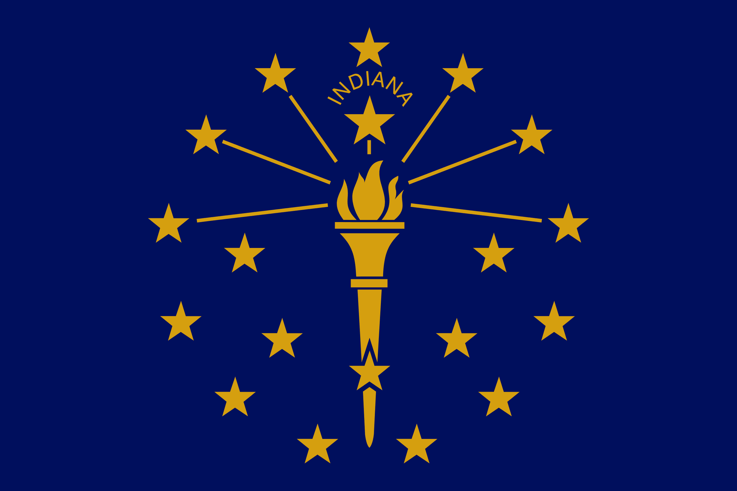 Flag of Indiana