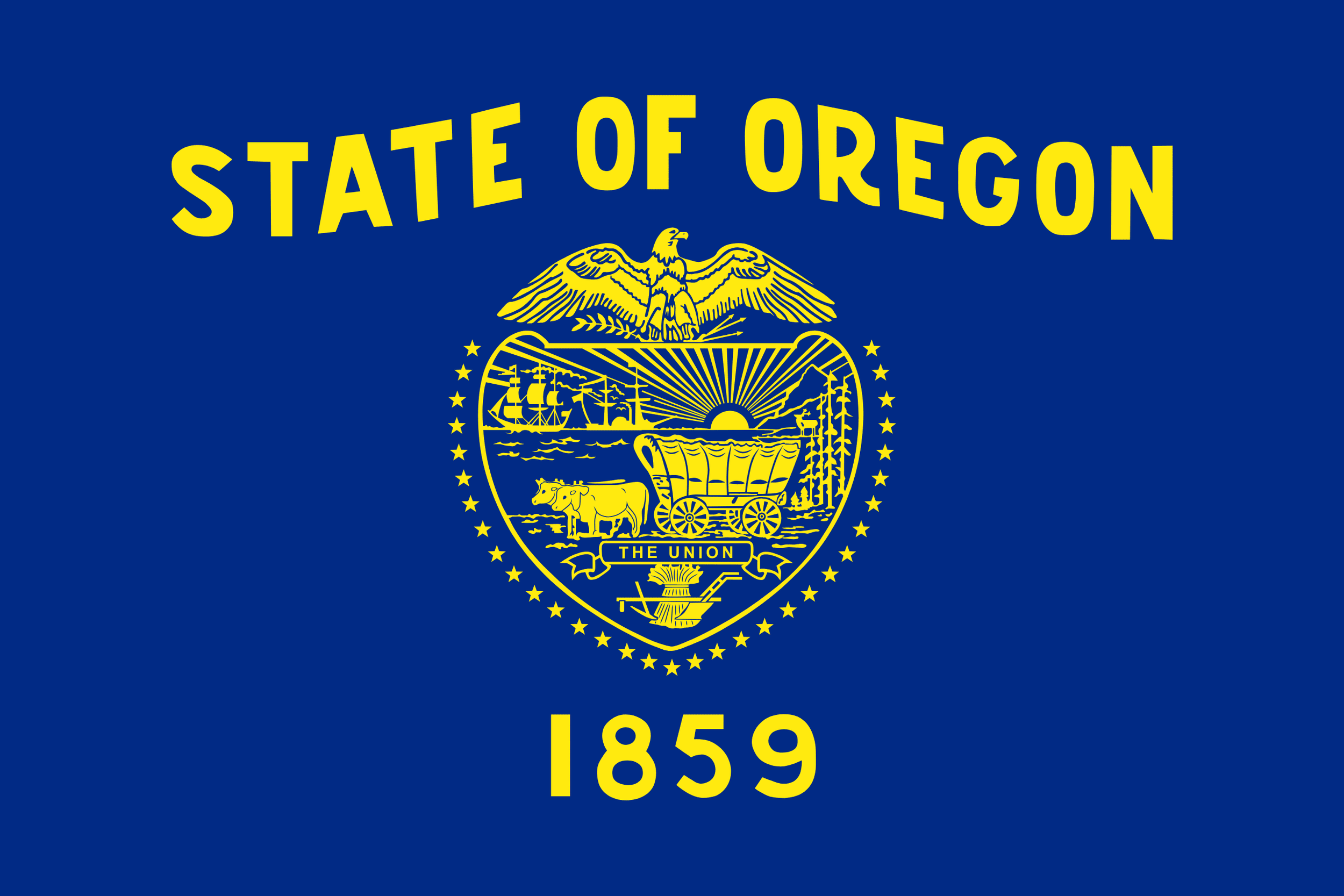 flag of the state of Oregon