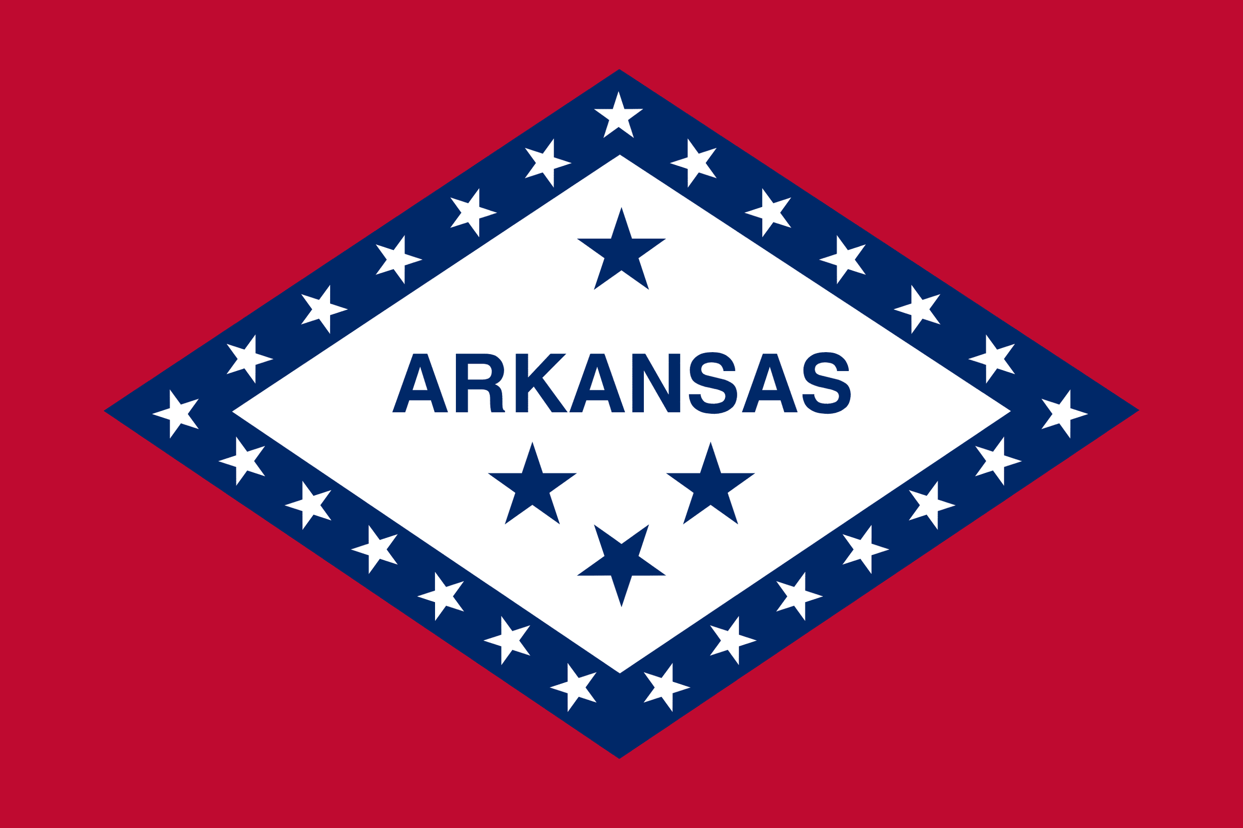 flag of the state of Arkansas