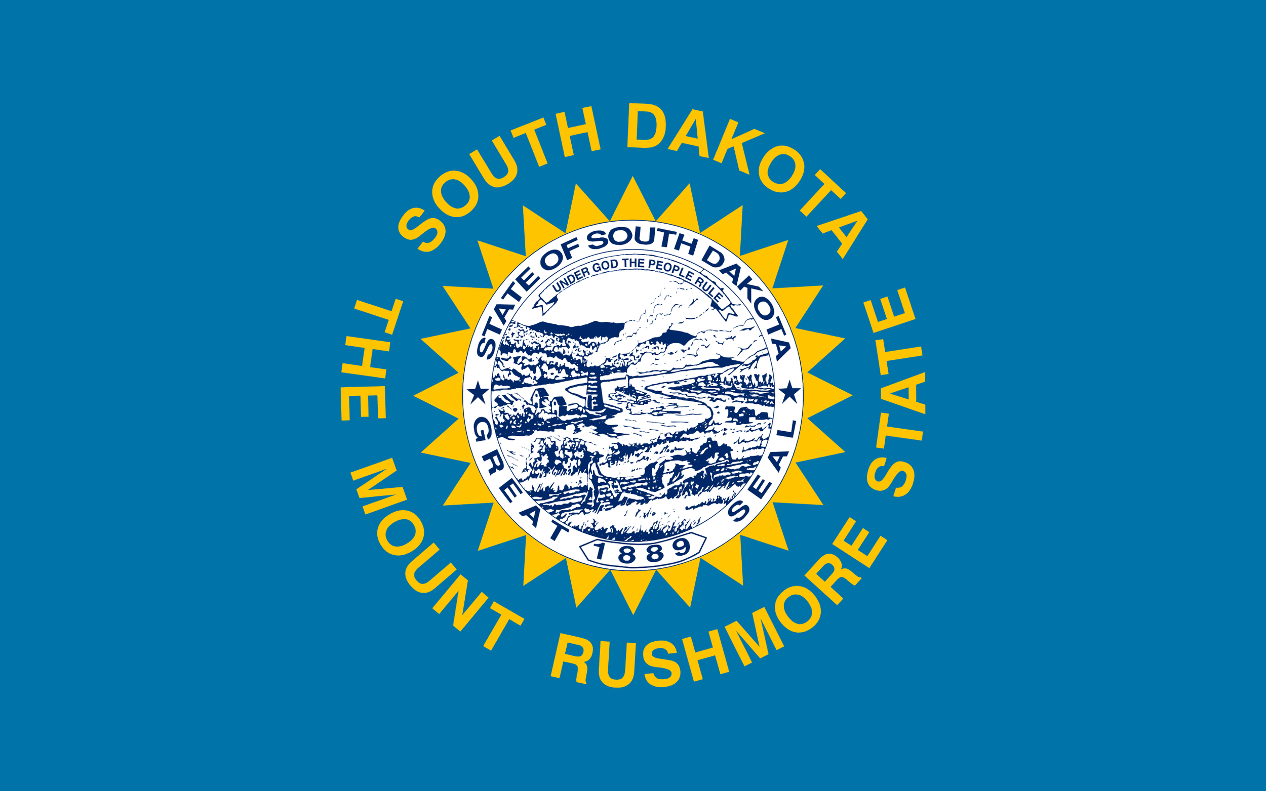 flag of the U.S. state of South Dakota