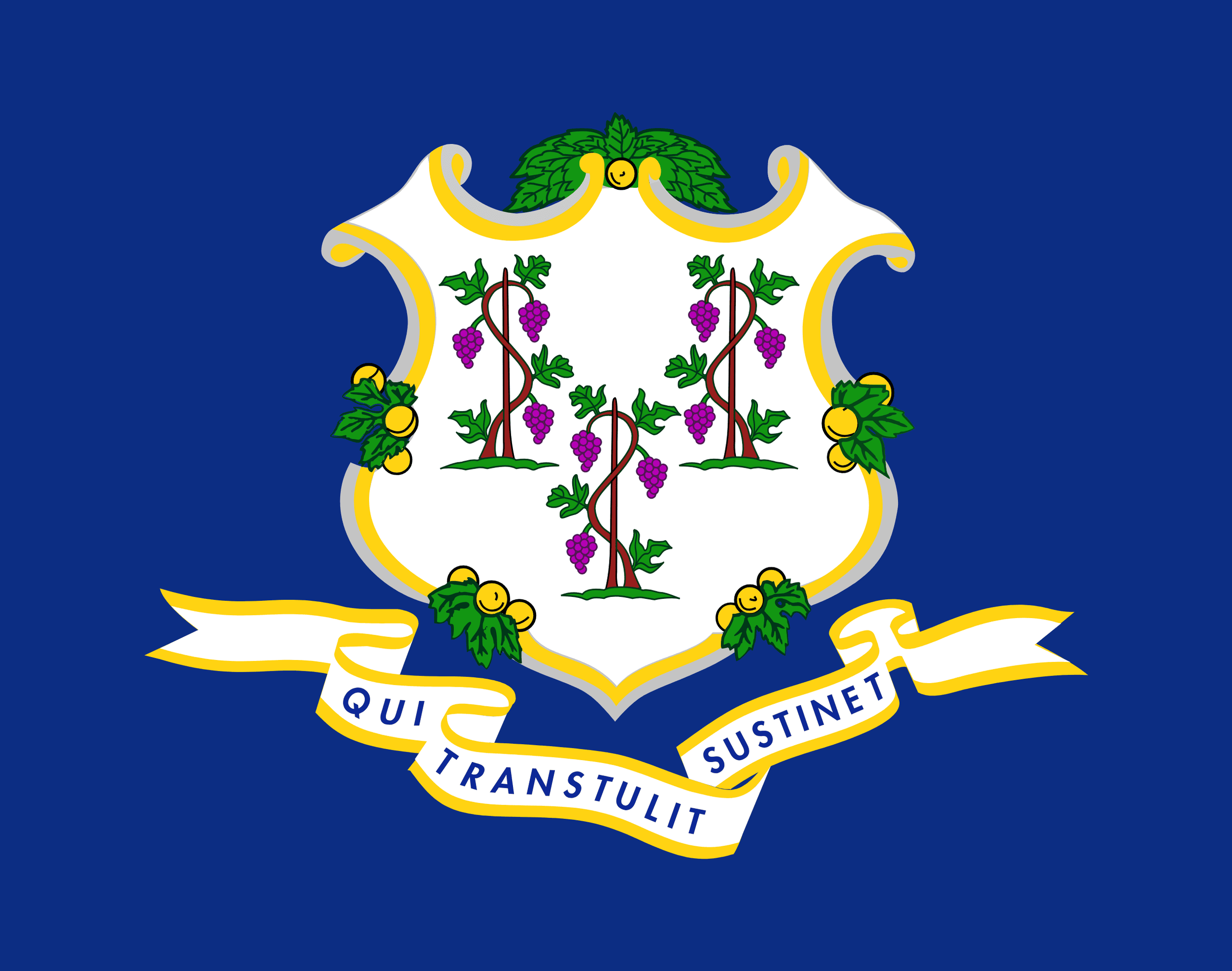 Flag of the U.S. state of Connecticut